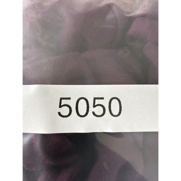 Lands End Size 2-4 Faux Wrap Mini V Neck Dress Purple 3/4 Sleeve Pullover - Picture 8 of 8